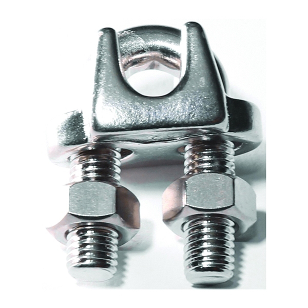 260S-1/4 Wire Rope Clip, 1/4 in Dia Wire Rope, Stainless Steel