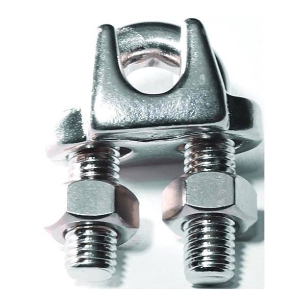 260S-5/16 Wire Rope Clip, 5/16 in Dia Wire Rope, Stainless Steel