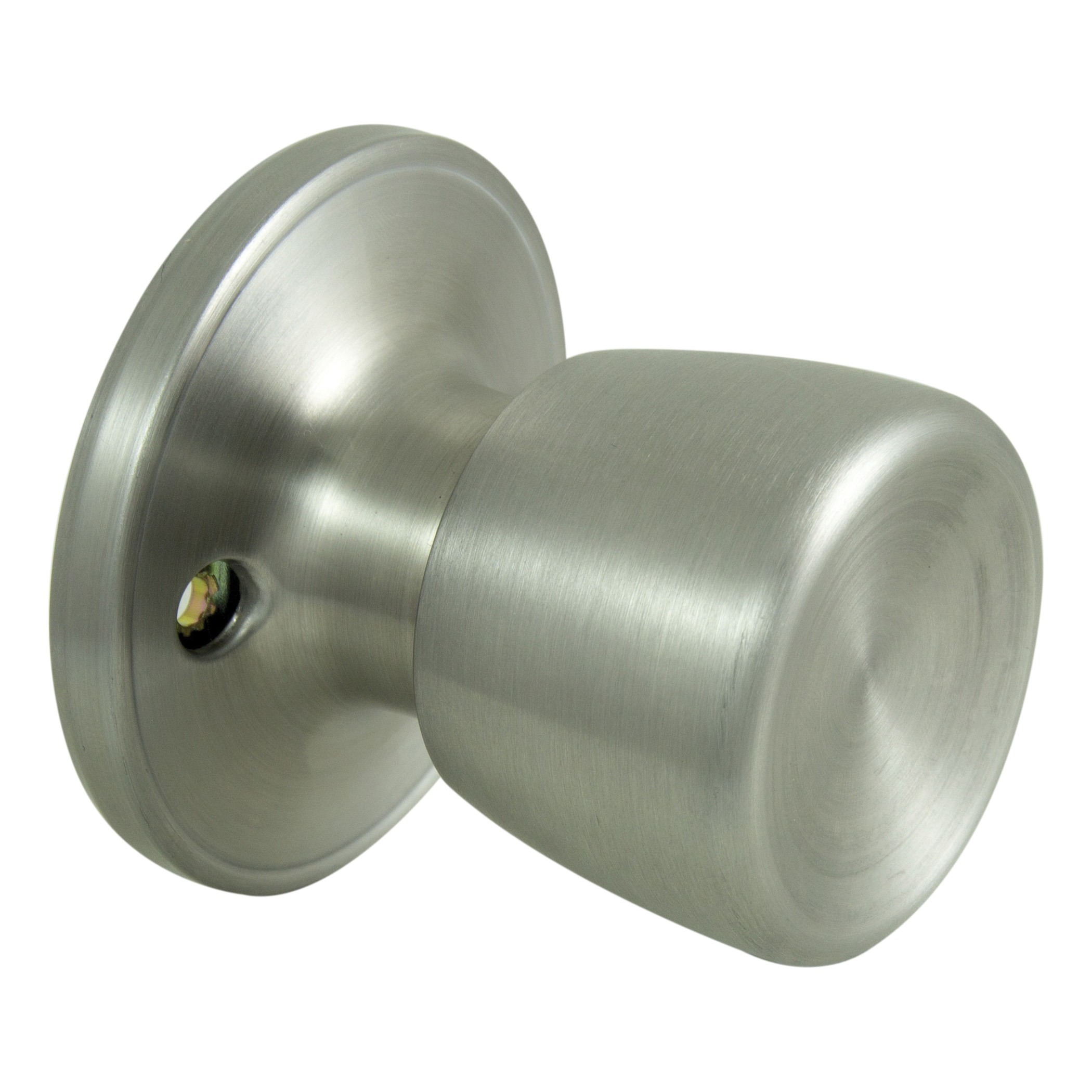 Dummy Knob, Tulip Design, 1-3/8 to 1-3/4 in Thick Door, Stainless Steel, 65.7 mm Rose/Base