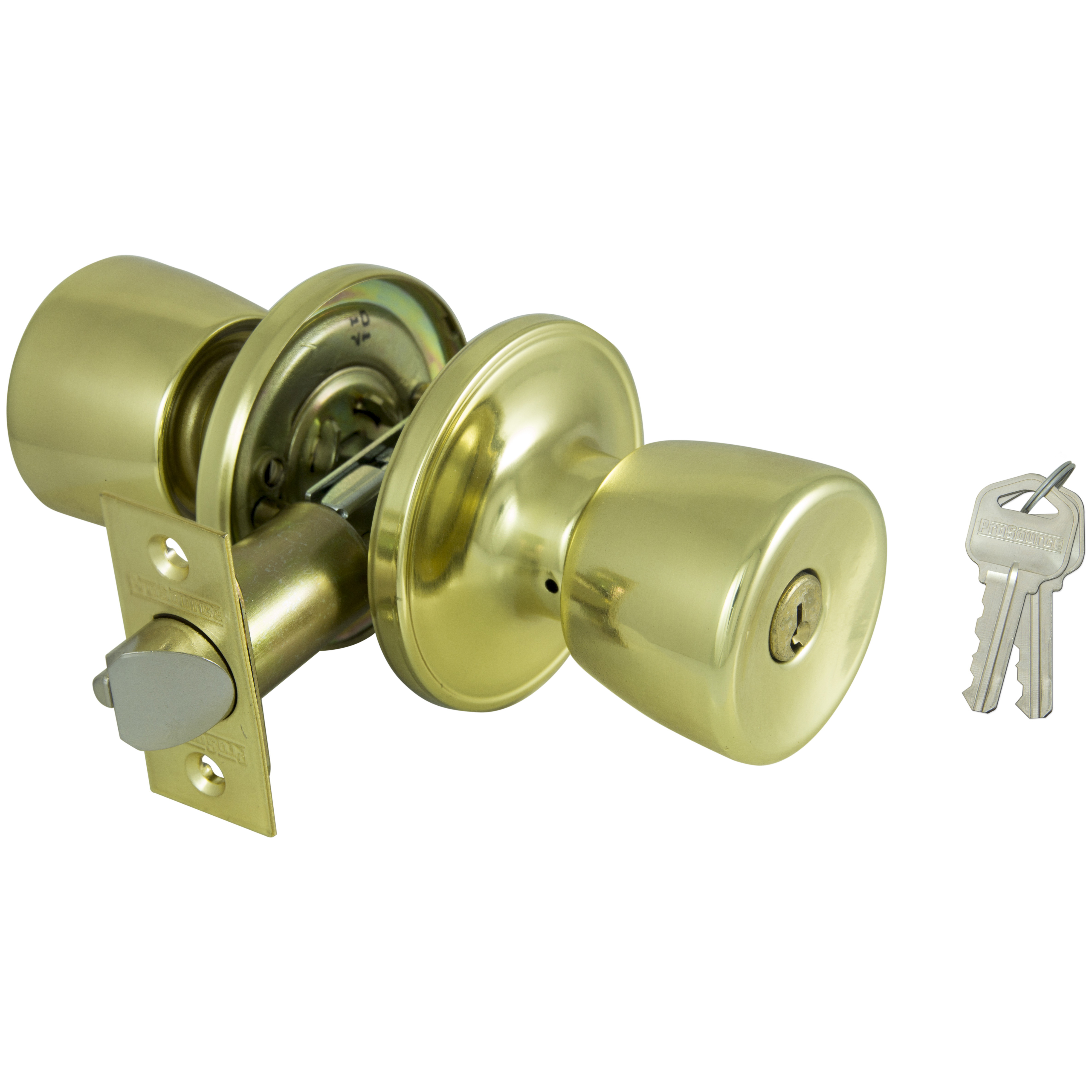 TS700V-PS Entry Knob, Polished Brass, KW1, KA3, SmartKey, 3 Grade