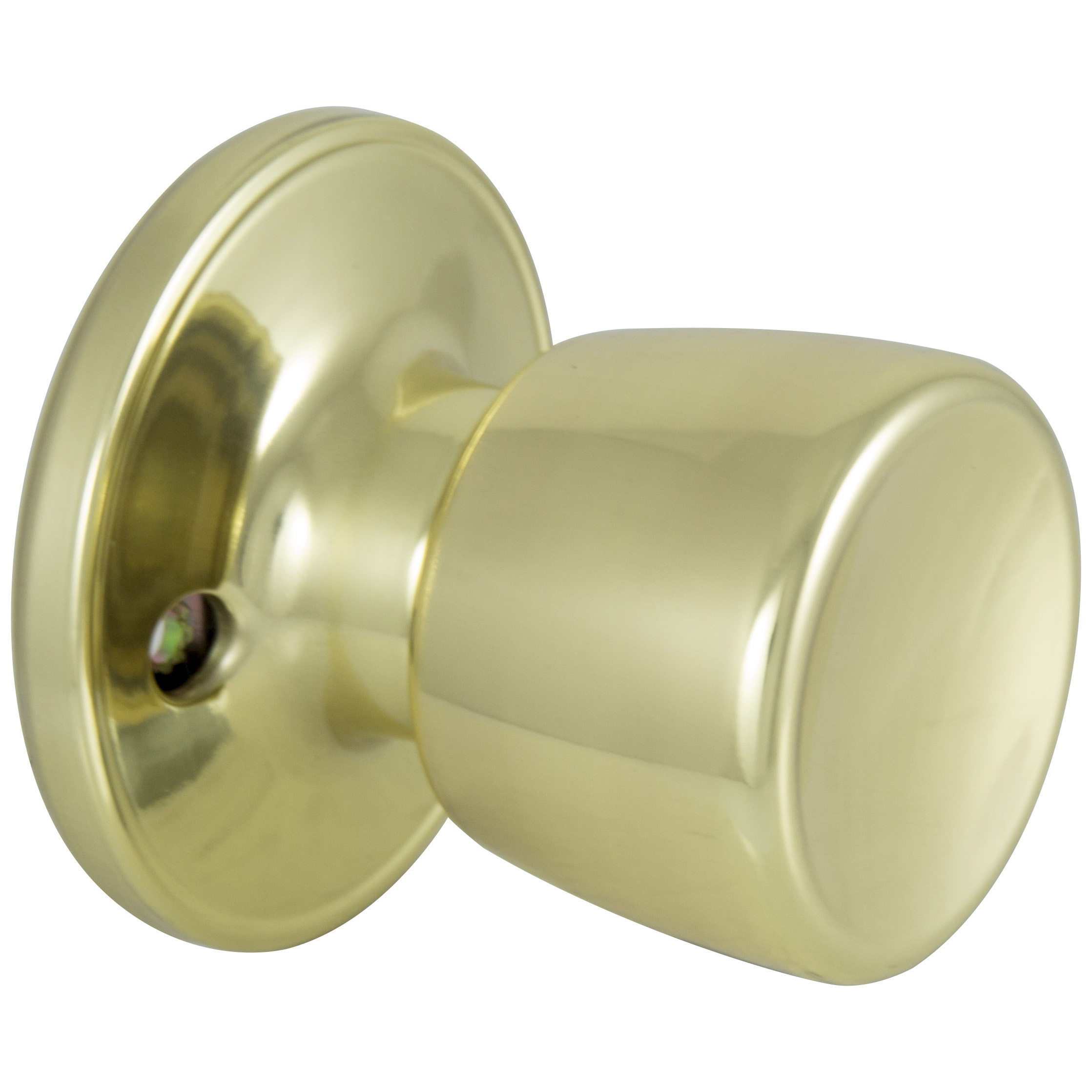 TS740V-PS Dummy Knob, Tulip Design, 1-3/8 to 1-3/4 in Thick Door, Polished Brass, 65.7 mm Rose/Base