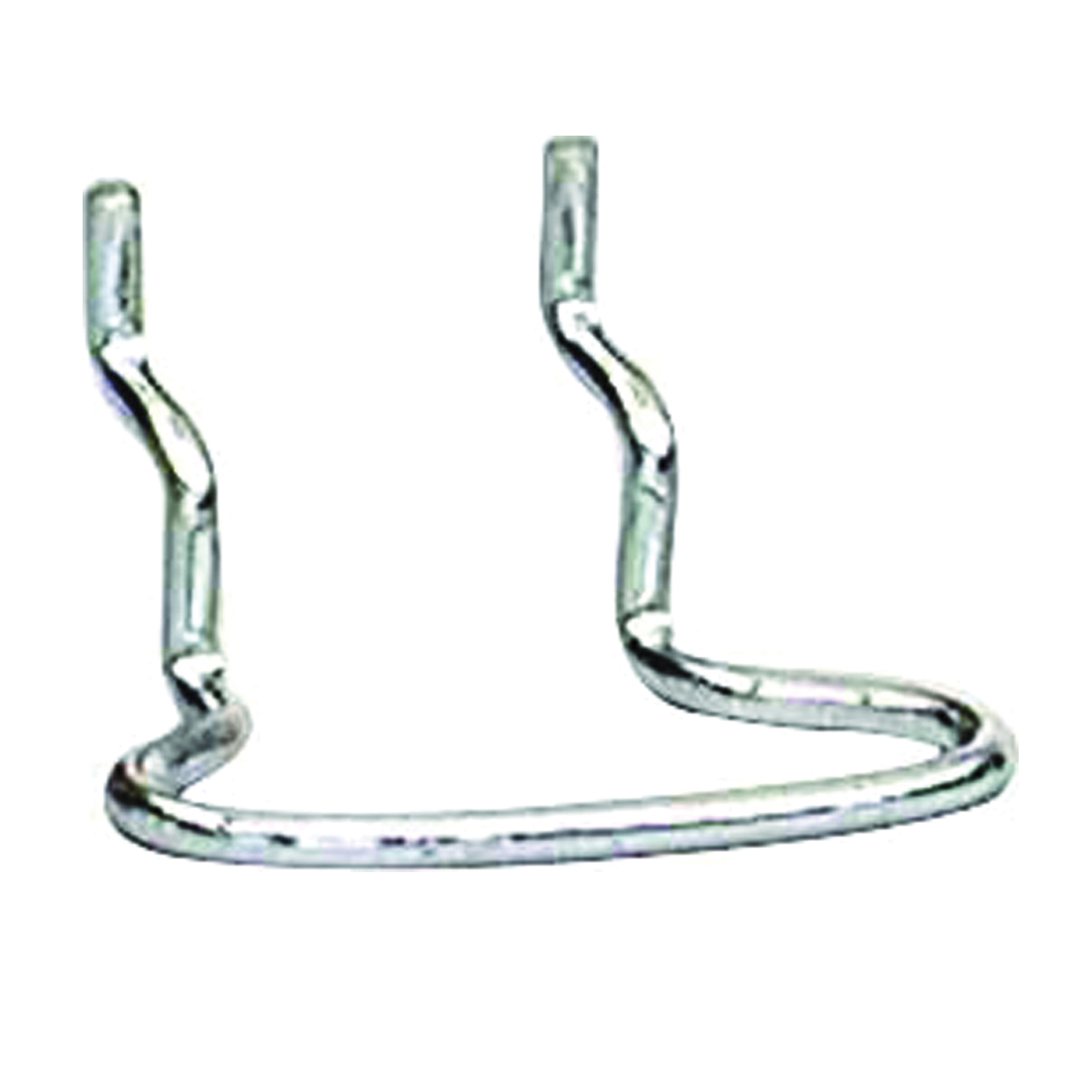 18613 Peg Hook, Steel, Silver, Zinc-Plated