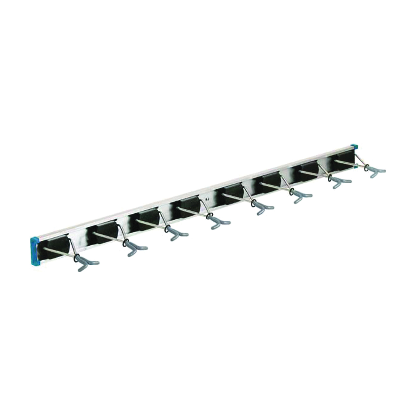 36360 Ultra-Hold Sliding Grip Tool Organizer, 8-Compartment, Aluminum, Black