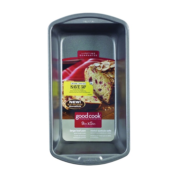 04026 Non-Stick Loaf Pan, 13 in L, 9.1 in W, 7.1 in H, Steel, Dishwasher Safe: Yes