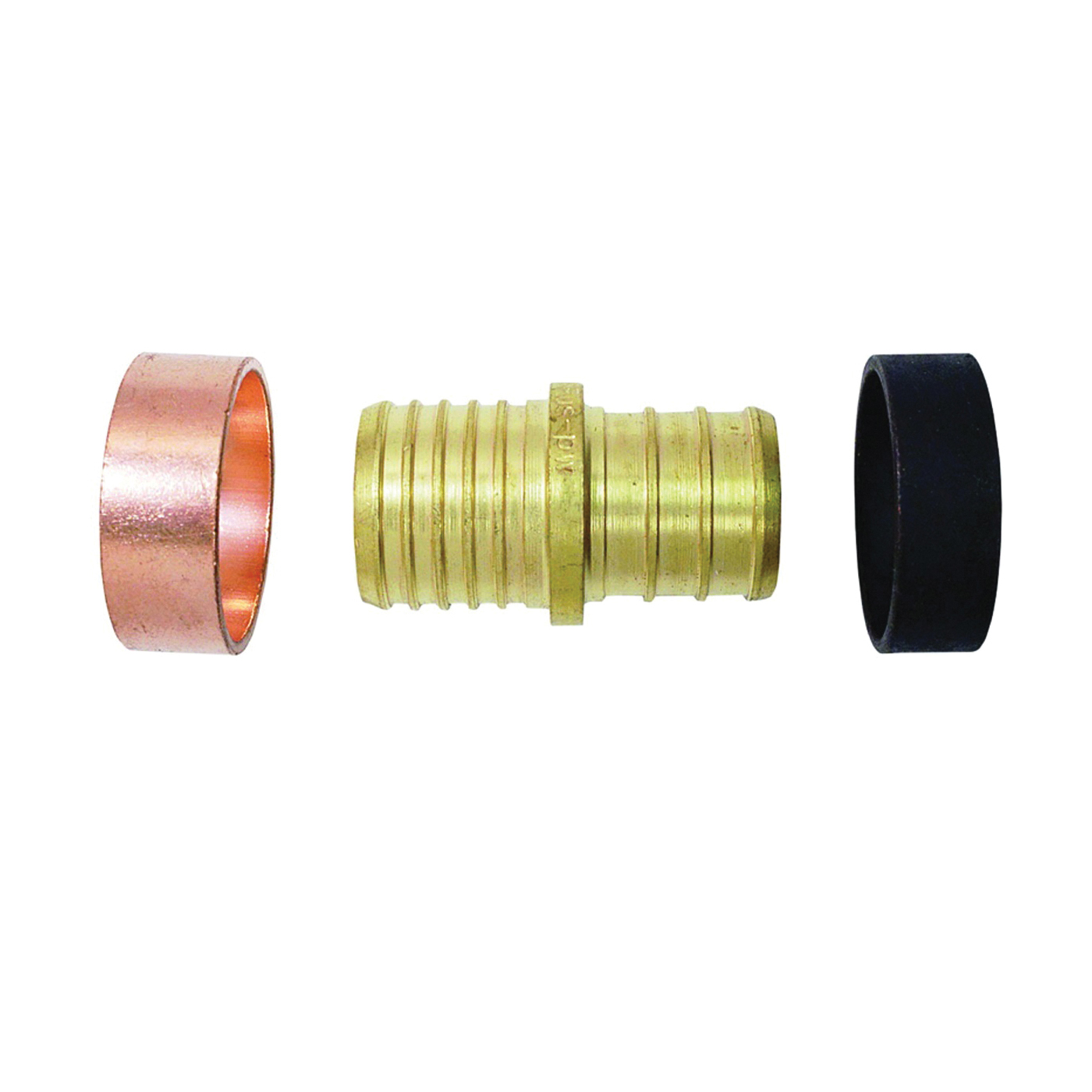 APXBC3434 Coupling, 3/4 in, Barb, Brass, 200 psi Pressure