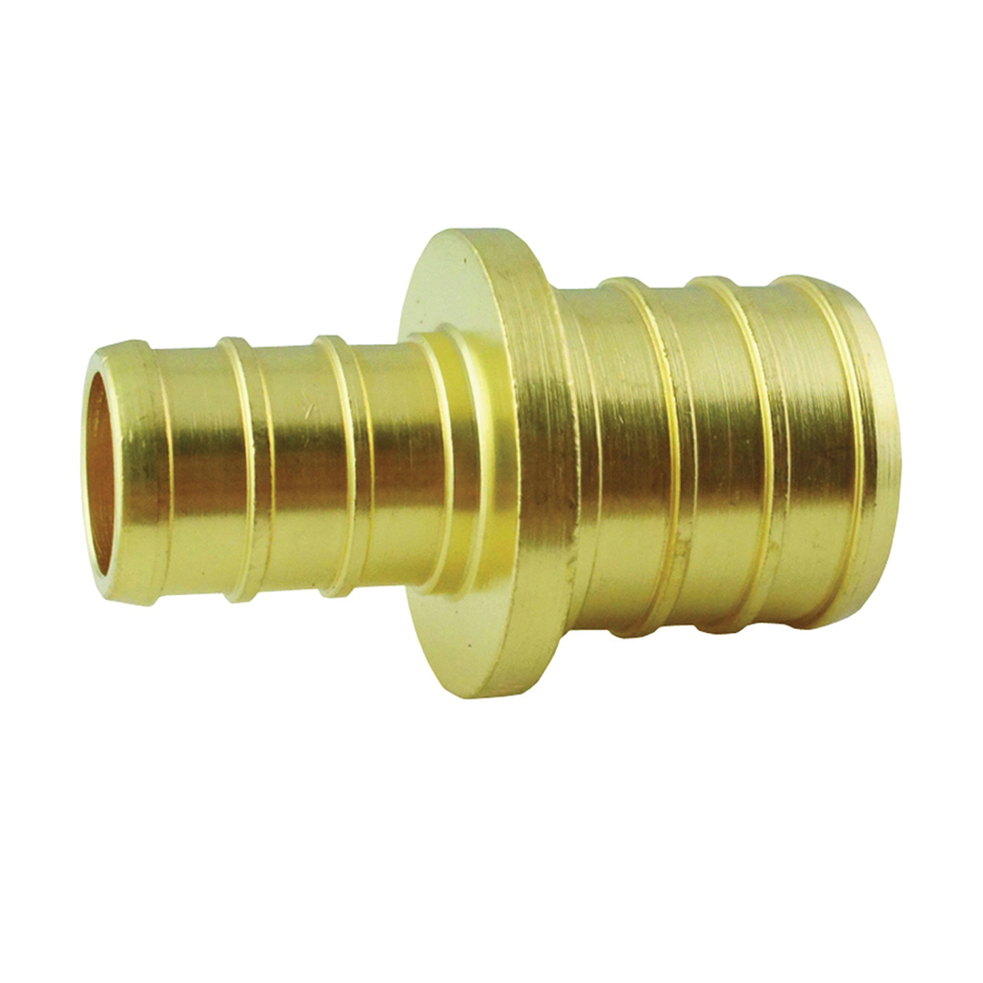 APXC1234 Reducing Coupling, 3/4 x 1/2 in, Barb, Brass, 200 psi Pressure