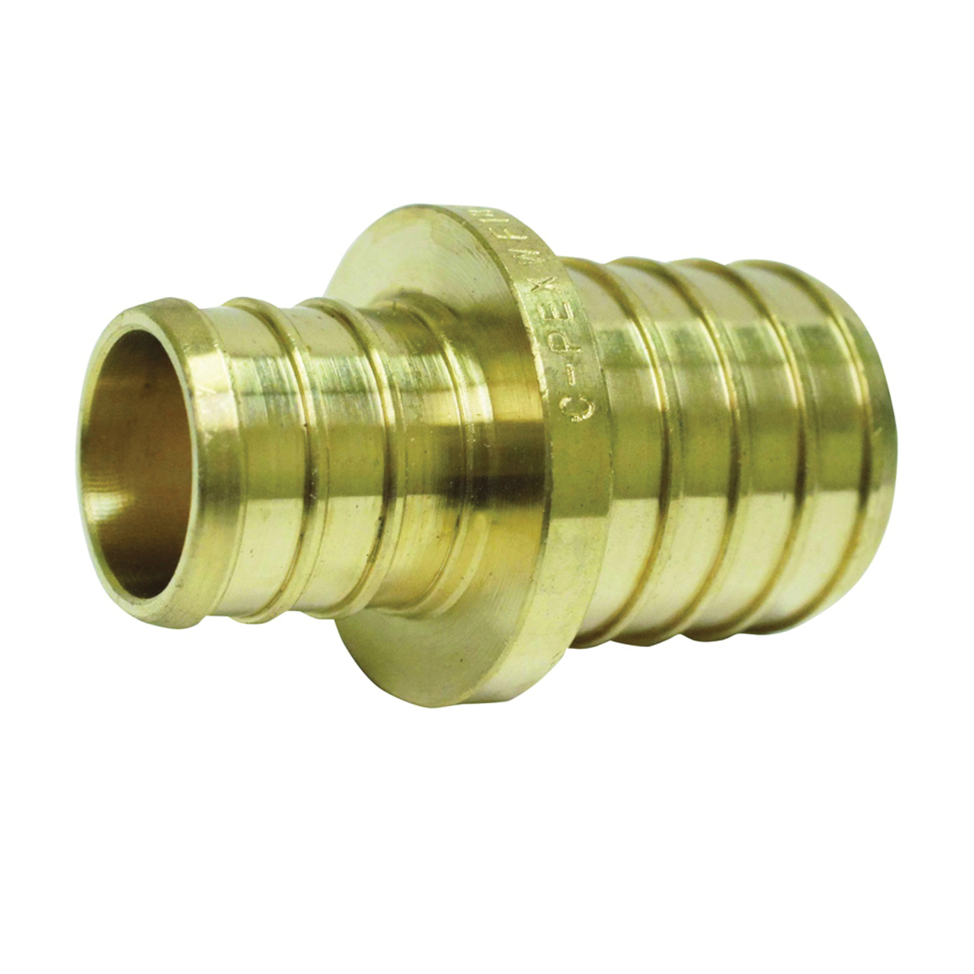 APXC341 Reducing Coupling, 1 x 3/4 in, Barb, Brass, 200 psi Pressure