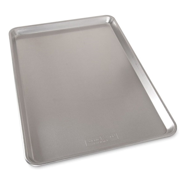 NORDIC WARE 44600 Baking Pan, 19-1/2 in L, 13-1/2 in W, Aluminum, Natural - 2