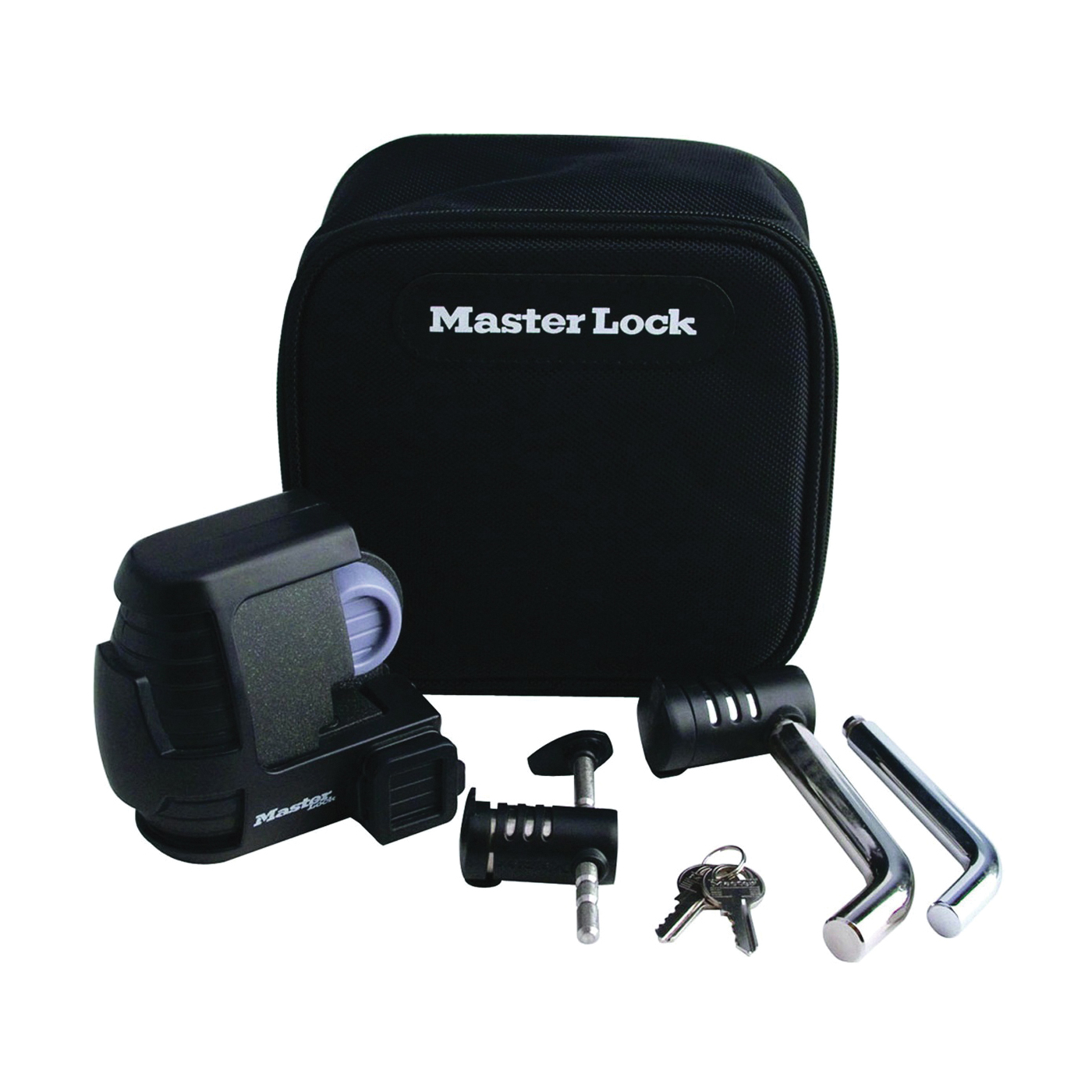 3794DAT Trailer Coupler Lock Kit, 1/2, 5/8 in Dia Pin, Hardened Steel, Chrome-Plated