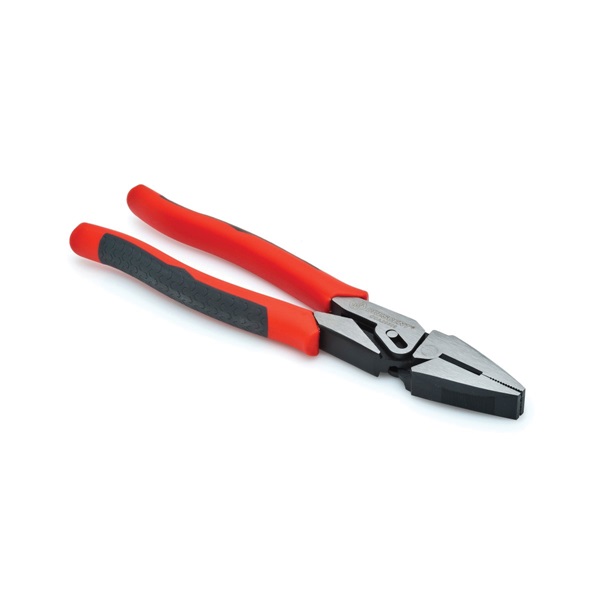 Crescent Pivot Pro Series CCA20509 Lineman's Plier, 9 in OAL, 1.3 in Jaw Opening, Red Handle, Dual Grip Handle - 1
