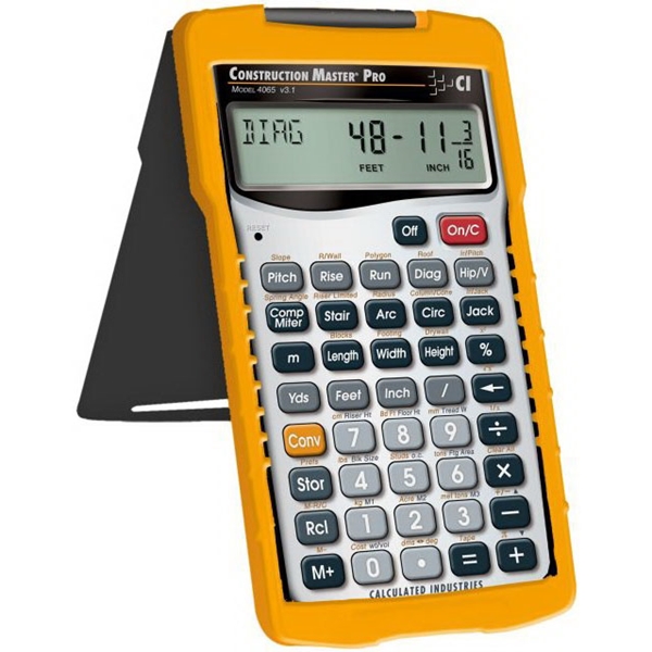 Calculated Industries Construction Master Pro Series 4065 Math Calculator, 11 Display - 1