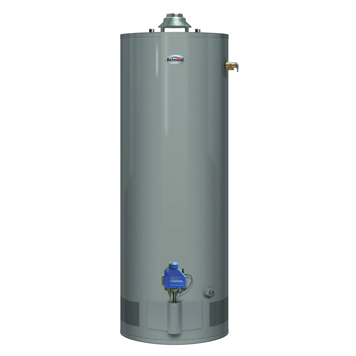 Essential Series 6G50-38F3 Gas Water Heater, Natural Gas, 50 gal Tank, 85 gph, 38,000 Btu/hr BTU