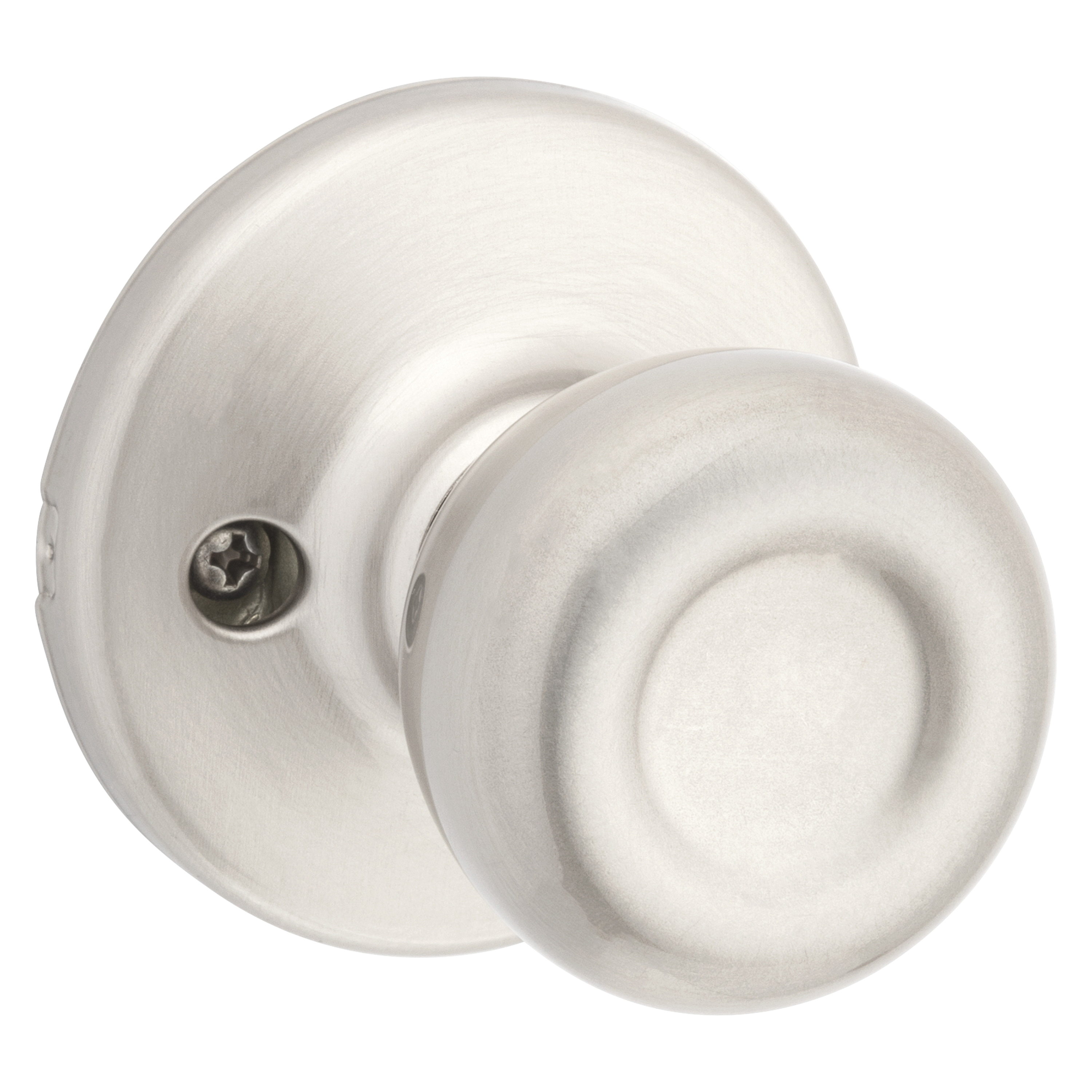 Kwikset 488T 15 CP Dummy Knob, Satin Nickel, For: Both Right Handed and Left Handed Doors
