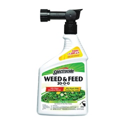 HG-96262 Weed and Feed Killer, 32 fl-oz, Liquid, 20-0-0 N-P-K Ratio