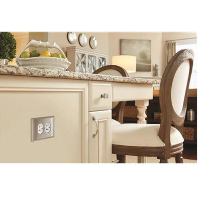 Candler Series BP29340G10 Cabinet Knob, 1-1/8 in Projection, Zinc, Satin Nickel