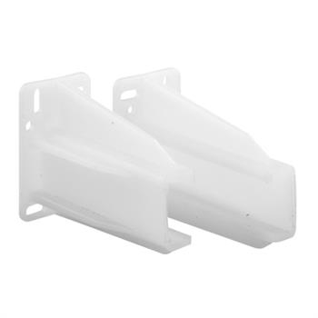 Prime-Line R 7227 Drawer Support Brackets, Nylon/Plastic, White