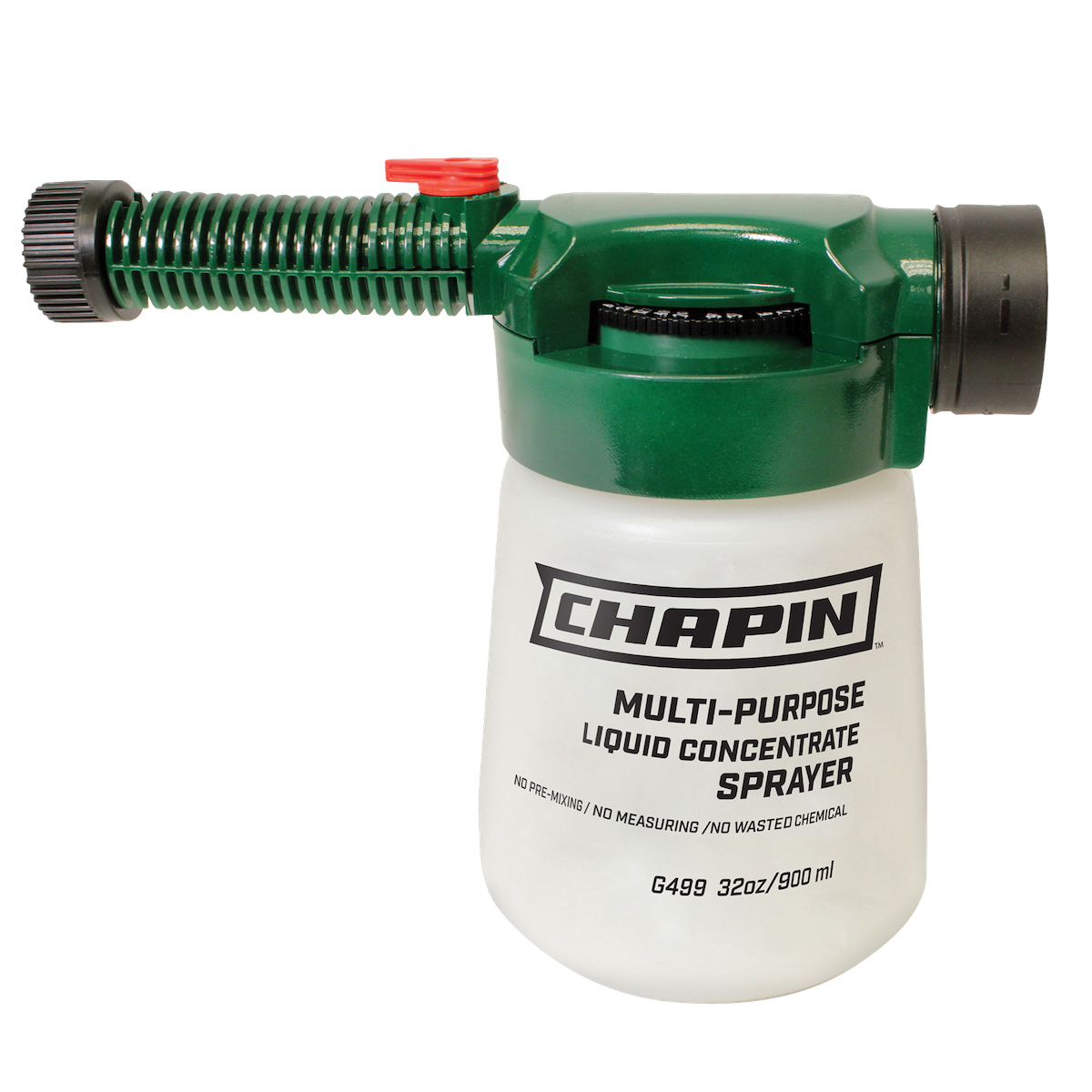CHAPIN G499 Hose End Sprayer, 32 oz Cup, Poly