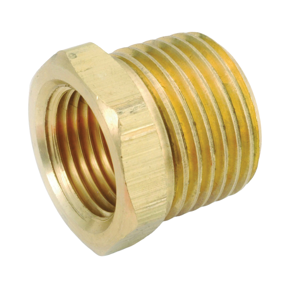 756110-0604 Hex Pipe Bushing, 3/8-18 x 1/4-18 in, MNPT x FNPT, 1000 psi Pressure