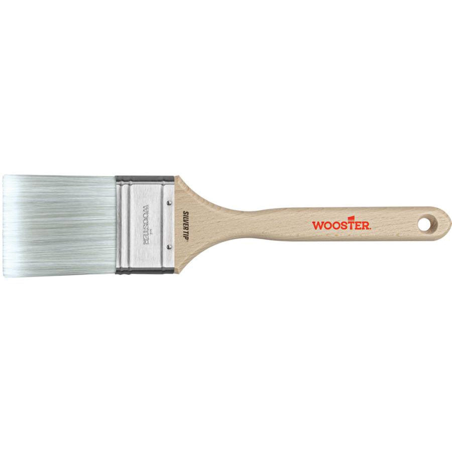 Silver Tip 5220-2-1/2 Paint Brush, 2-1/2 in W, Flat Brush, 2-15/16 in L Bristle, Polyester Bristle