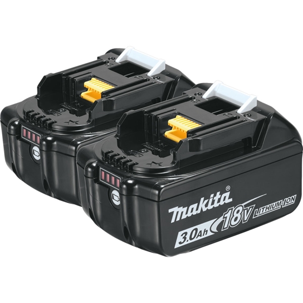 Makita BL1830B-2 Lithium Battery, 18 V Battery, 3 Ah, 30 min Charging - 2