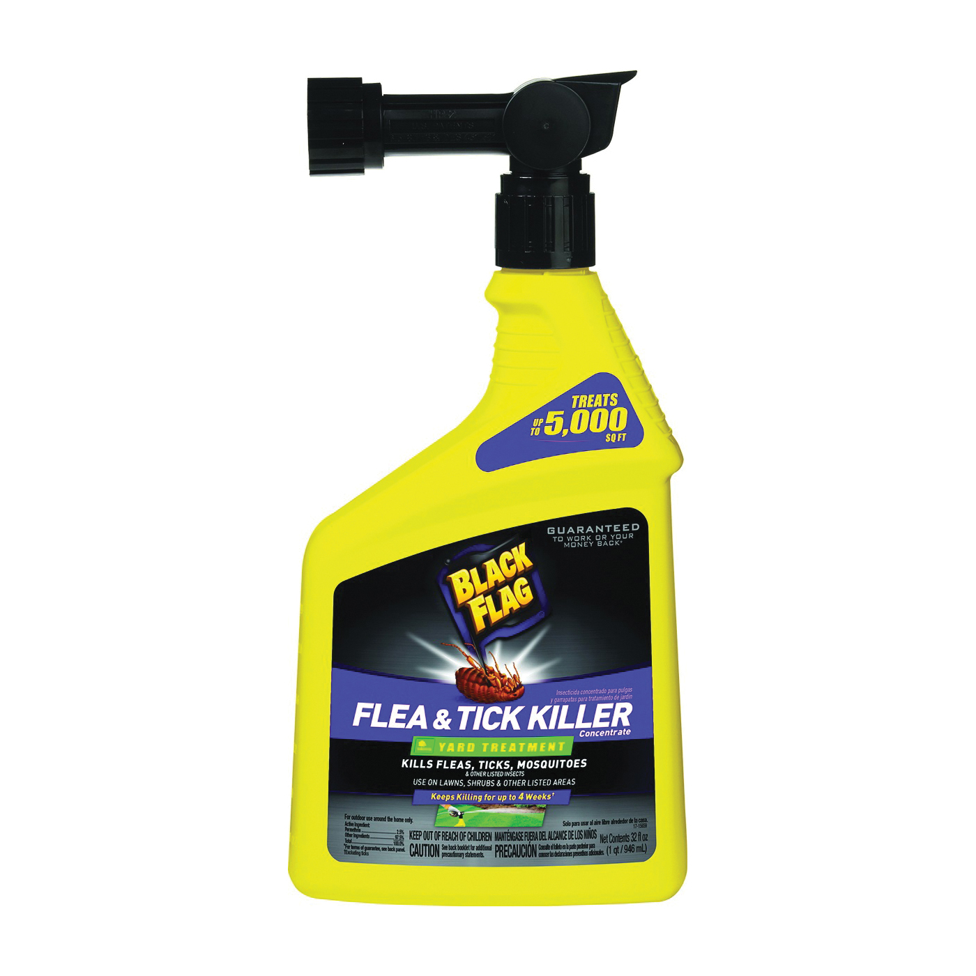 HG-11108 Flea and Tick Spray, Haze Liquid, Pale Yellow, 32 oz