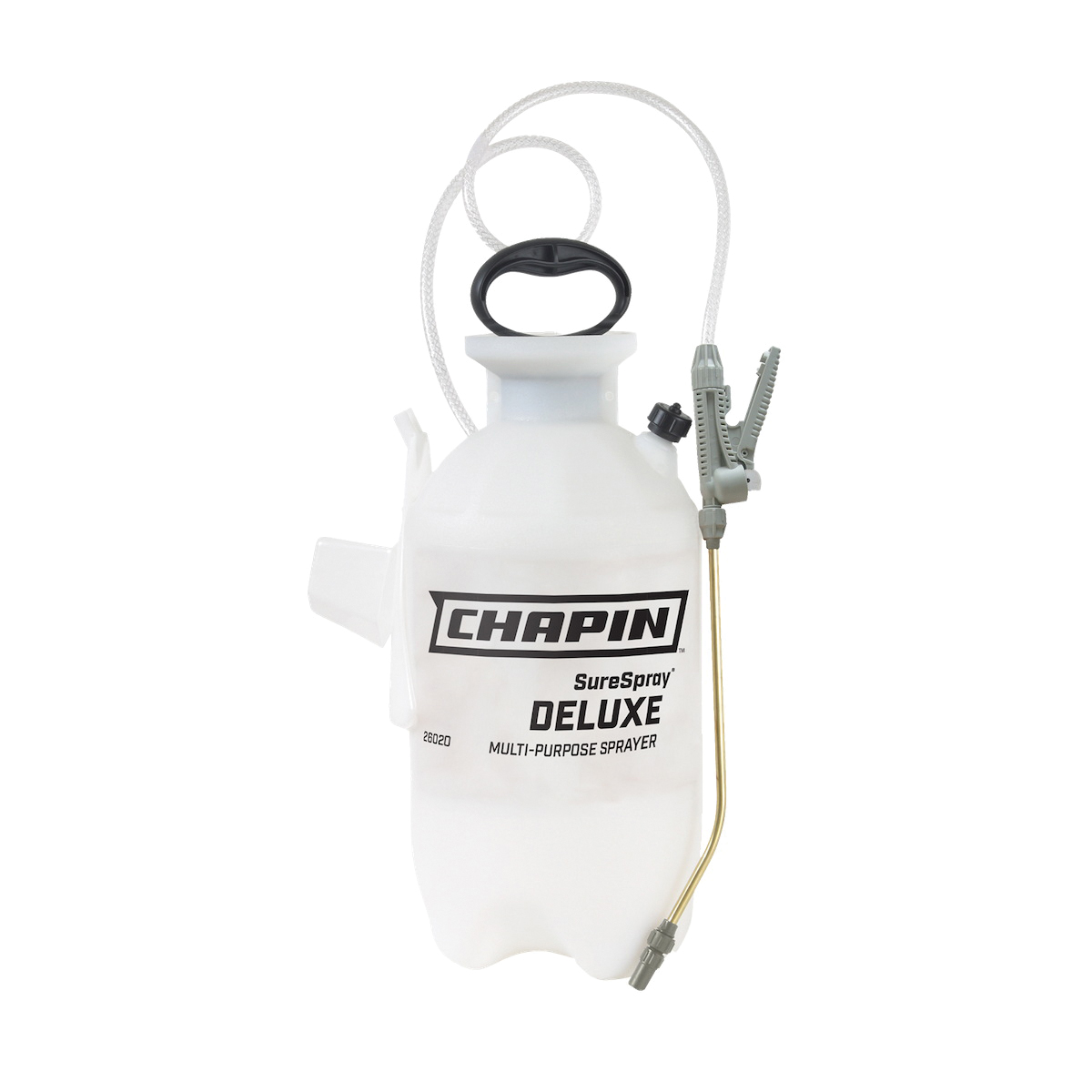 CHAPIN SureSpray 26020 Compression Sprayer, 2 gal Tank, Poly Tank, 34 in L Hose