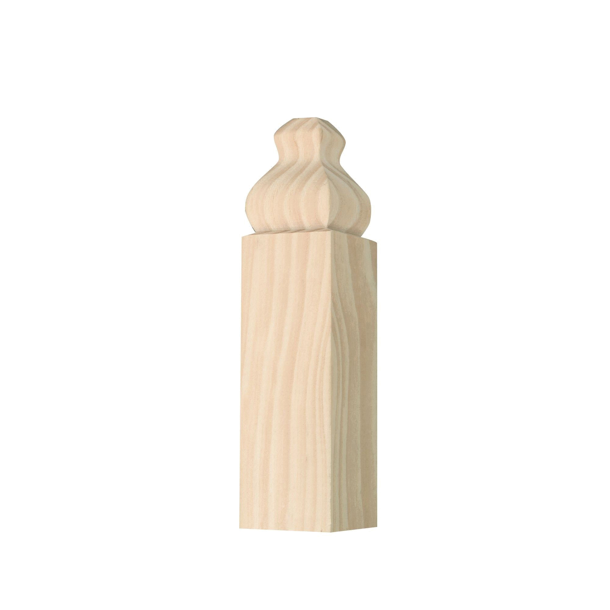 OBTB52 Trim Block, 6-1/2 in L, 1-1/8 in W, 1-1/8 in Thick, Wood
