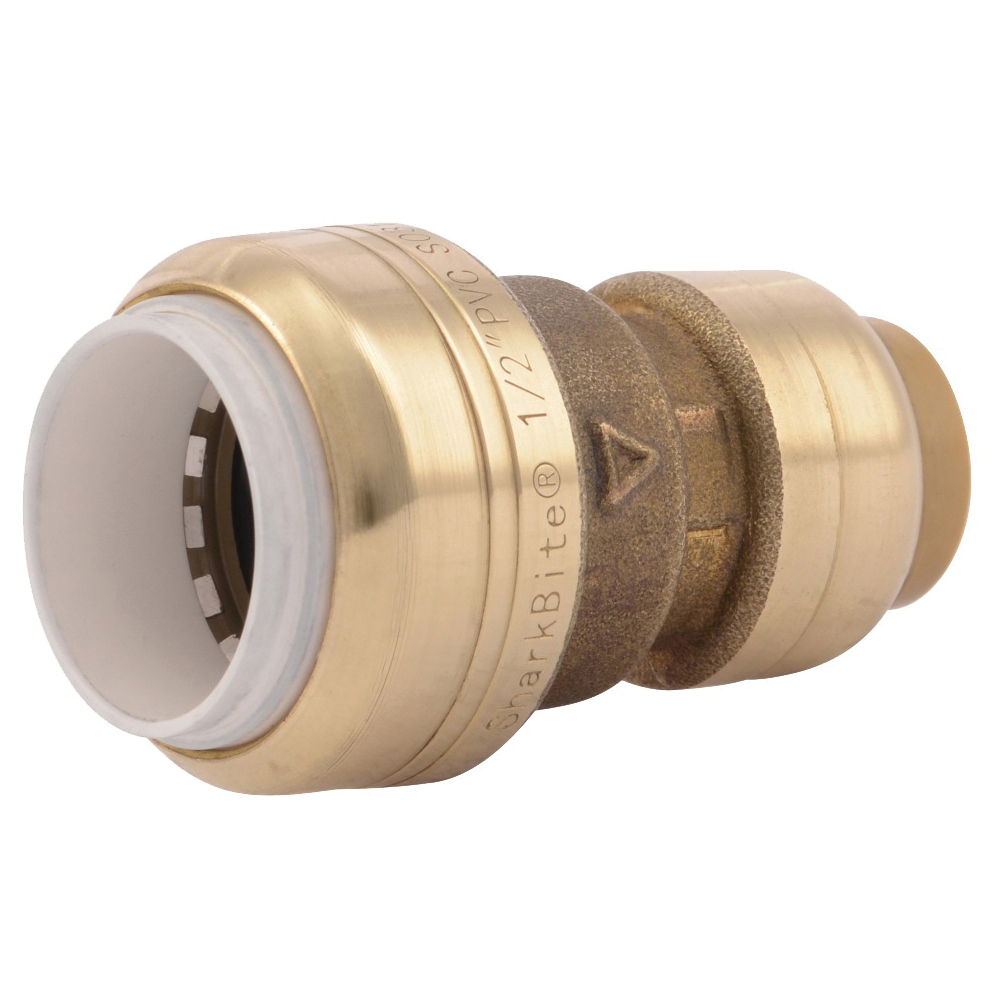 UIP4008A Transition Pipe Coupling, 1/2 in, Brass, 200 psi Pressure