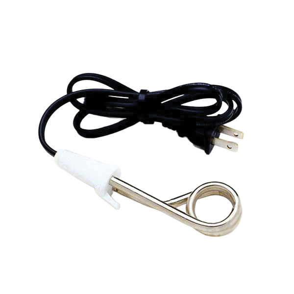 559 Instant Heater, Brass, Black/White, Nickel, 3inL, 1-1/4inW, 3/4inH