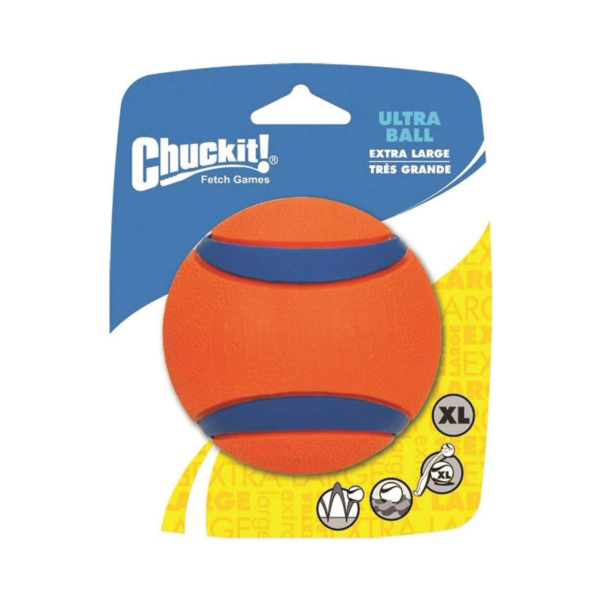 170401 Dog Toy, XL, Ball Toy, Rubber, Blue/Orange