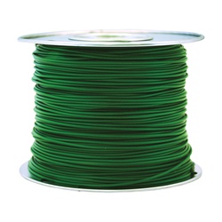 56133023 Primary Wire, 10 AWG Wire, 1-Conductor, 60 VDC, Copper Conductor, Green Sheath, 100 ft L