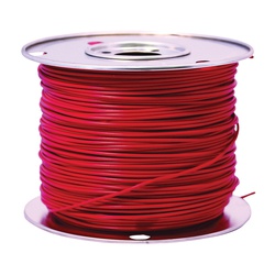 55671523 Primary Wire, 12 AWG Wire, 1-Conductor, 60 VDC, Copper Conductor, Red Sheath, 100 ft L