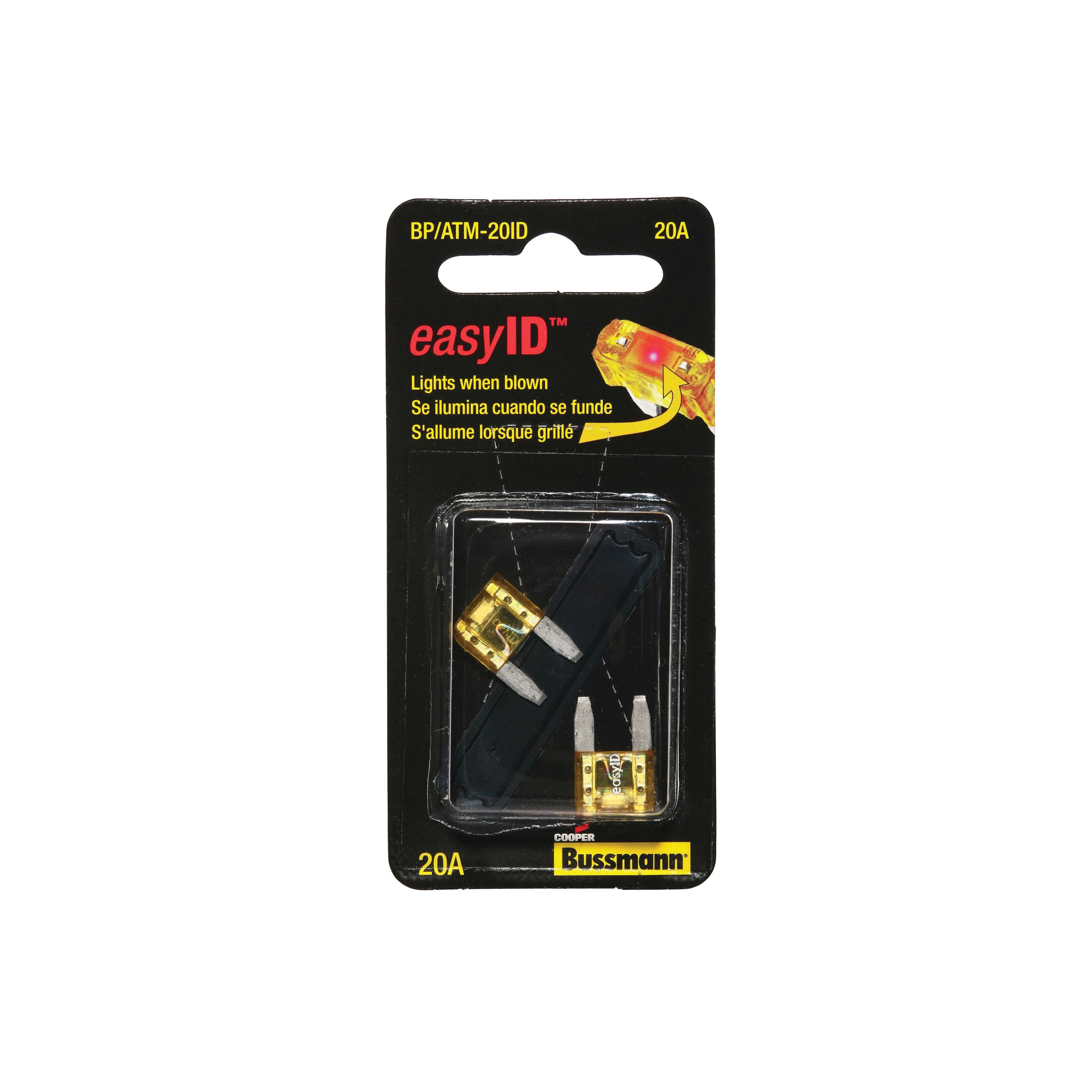 easyID ATM Series BP/ATM-20ID Automotive Fuse, ATM-ID, 32 VDC, 20 A, 1 kA Interrupt