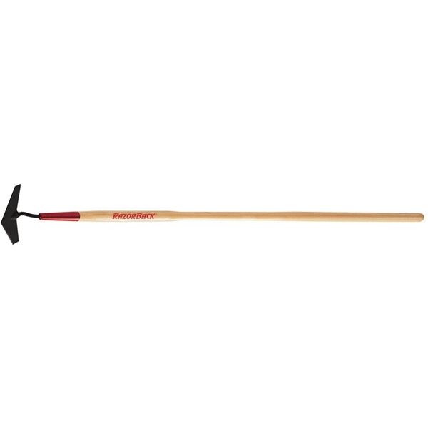 66137 Scuffle Hoe with Wood Handle, 6-1/2 in L Blade, Hardwood Handle