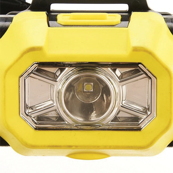 Dorcy 41-0094 Intrinsically Safe Headlight, AAA Battery, Alkaline Battery, LED Lamp, 180 Lumens, Yellow - 4