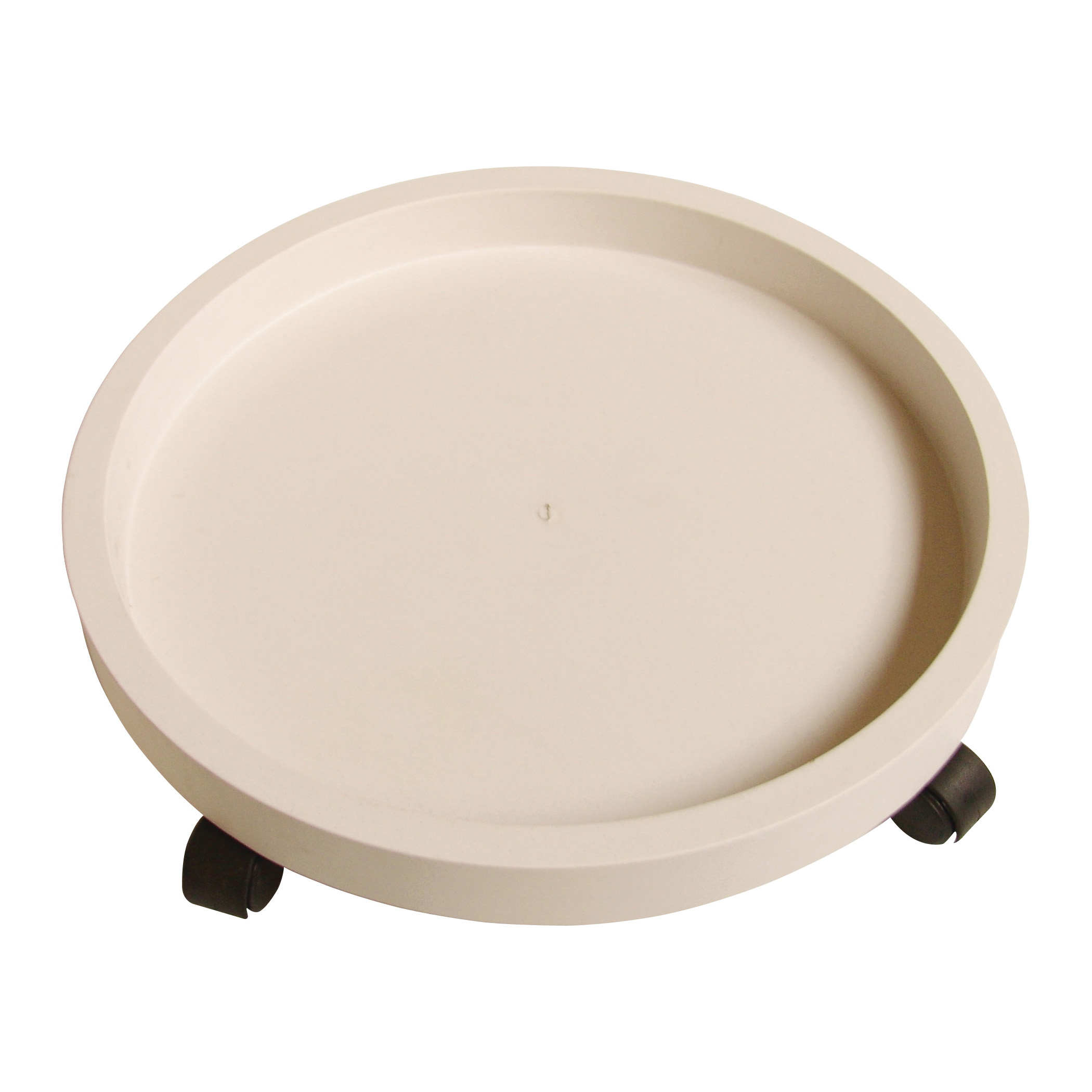 GF-3634 Planter Dolly, 13 in OAL, 13 in OAW, 2-3/4 in OAH, 1-Shelf, Plastic Shelf, White Shelf