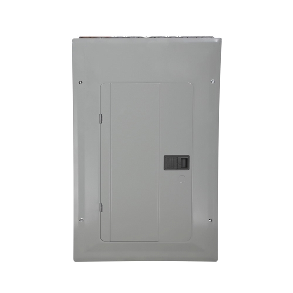 BR BR2040L200G Load Center, 200 A, 20 -Space, 40 -Circuit, Main Lug, NEMA 1 Enclosure, Light Gray