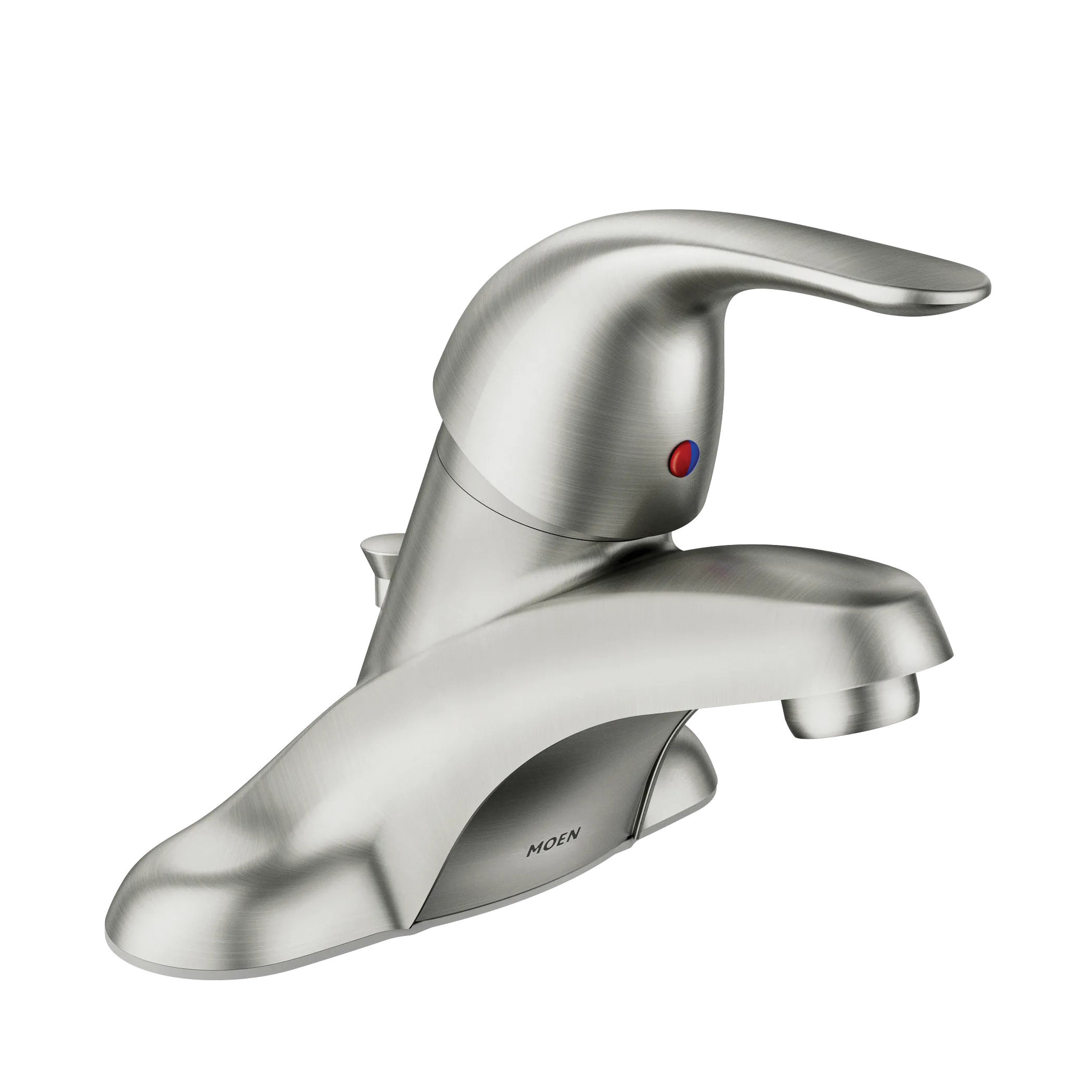 Adler Series WSL84502SRN Bathroom Faucet, 1.2 gpm, 1 -Faucet Handle, 3 -Faucet Hole, Metal, Brushed Nickel