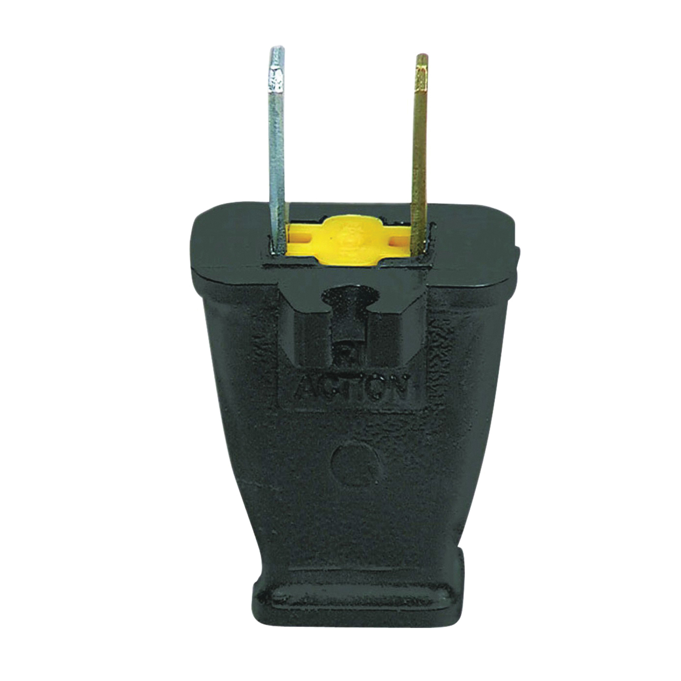 Wiring Devices SA940 Electrical Plug, Polarized, Spring Action, 21/64 in, 2-Pole, 15 A, 125 V