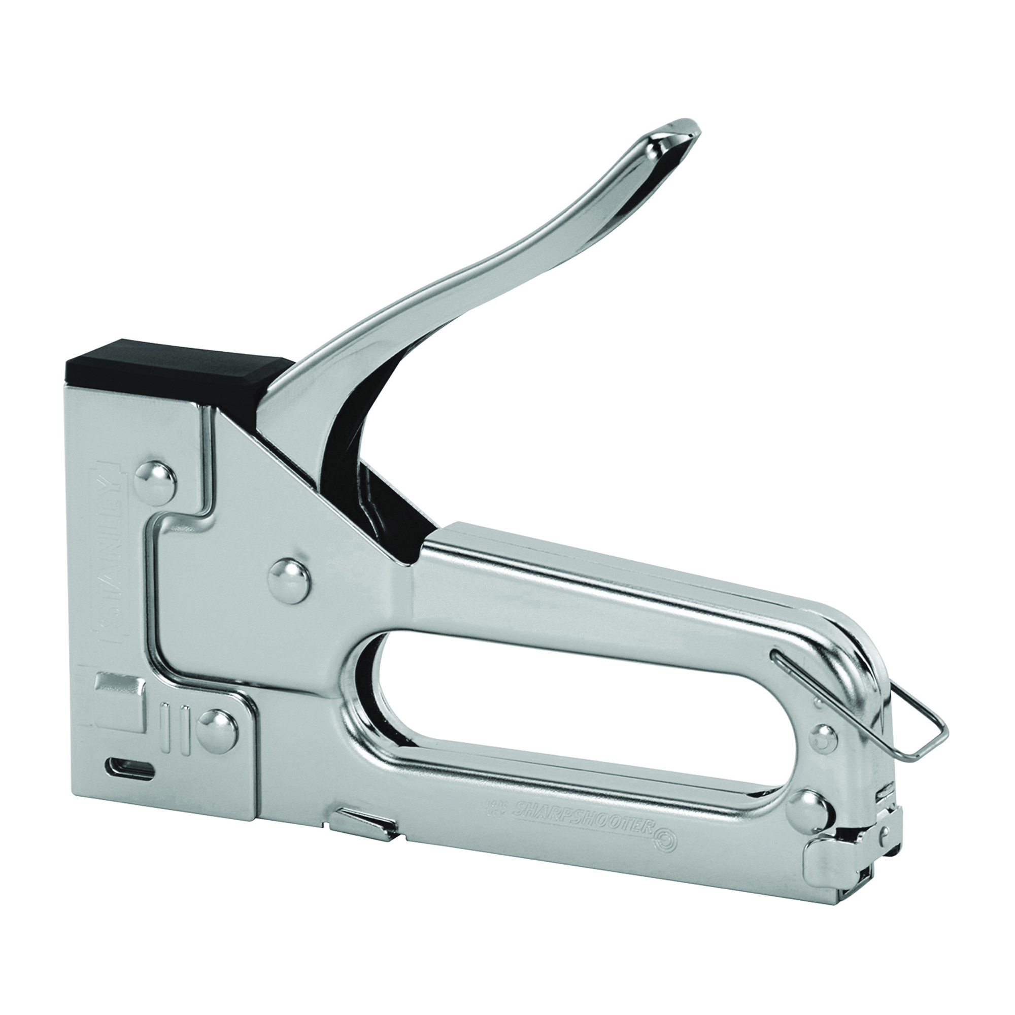 TR45 Staple Gun, 120 Magazine, 29/64 in W Crown, 1/4 to 3/8 in L Leg, Steel Staple, Chrome