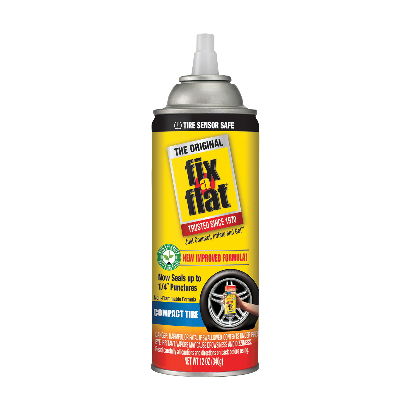 S60410 Tire Repair Inflator, 12 oz Can, Characteristic