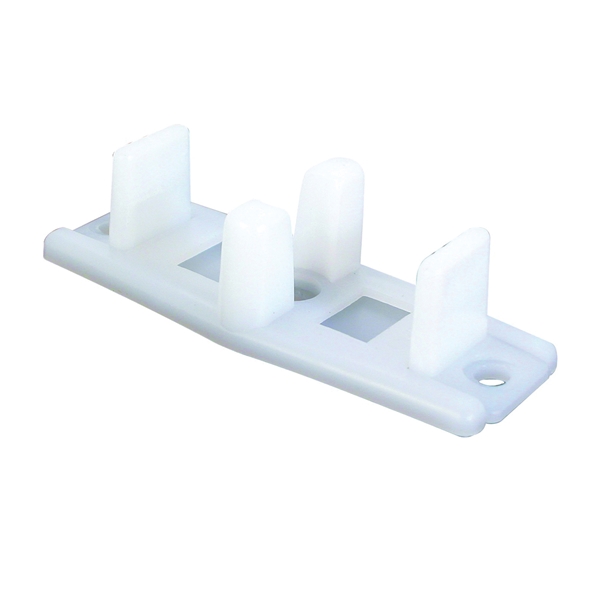 N 6562 Door Guide, Nylon, White, Floor