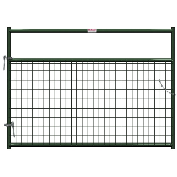 Behlen Country 40132062 Wire-Filled Gate, 72 in W Gate, 50 in H Gate, 6 ga Mesh Wire, 2 x 4 in Mesh, Green