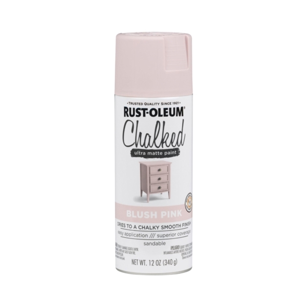302594 Chalk Spray Paint, Ultra Matte, Blush Pink, 12 oz, Can