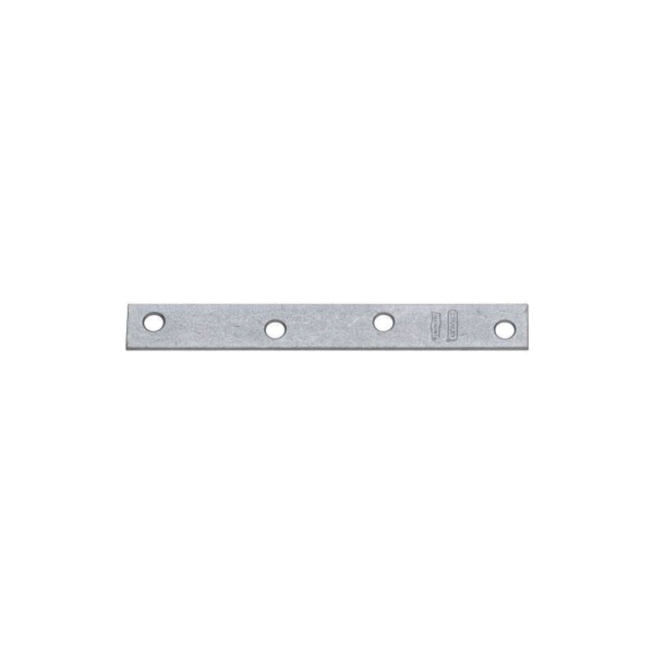 N220-343 Mending Brace, 6 in L, 3/4 in W, Steel, Galvanized, Screw Mounting