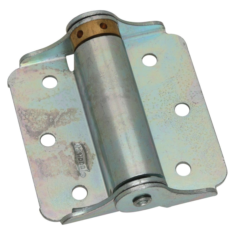 N115-055 Door Hinge, Steel, Zinc, Tight Pin, 3 in L x 2.83 in W Dimensions, Wall, 25 lb, 2 Pack