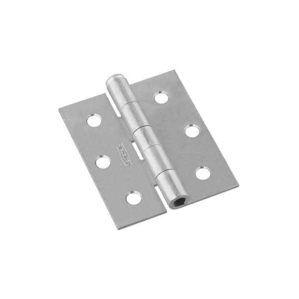 N115-519 Screen/Storm Door Hinge, 3 in W Frame Leaf, 0.08 in Thick Frame Leaf, Steel, Zinc, 45 lb, 2 Pack