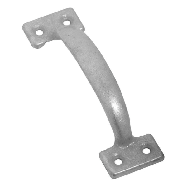 N116-731 Door Pull, 1-3/4 in W, 1.62 in D, 6-1/2 in H, Steel, Galvanized