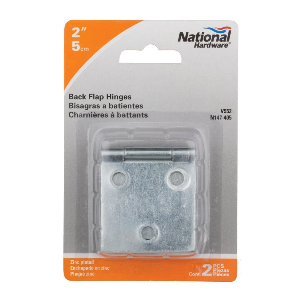 National Hardware V552 Series N147-405 Hinge, Zinc-Plated - 2