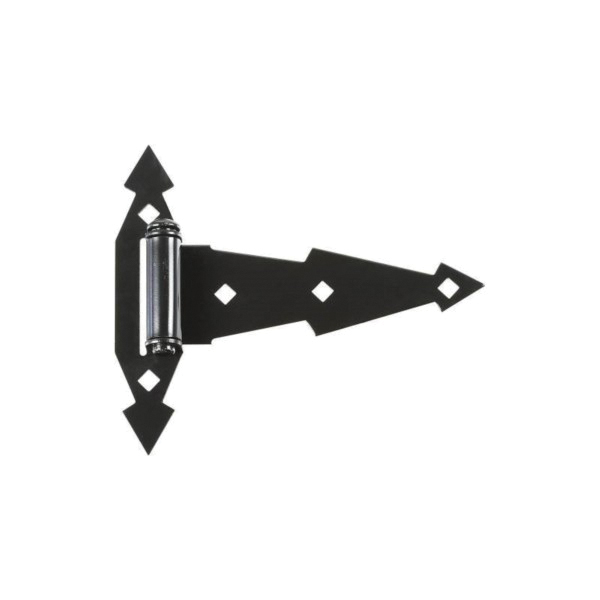 N165-480 T-Hinge, 1-1/2 in W Frame Leaf, 7-5/16 in H Frame Leaf, Steel, Tight, Removable Pin, 55 lb , 2 Pack